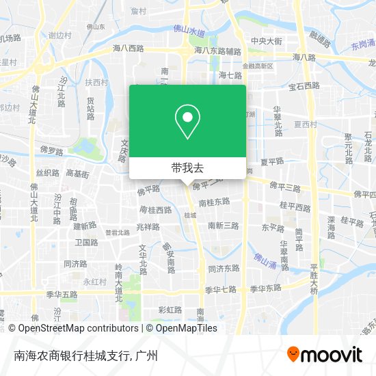 南海农商银行桂城支行地图