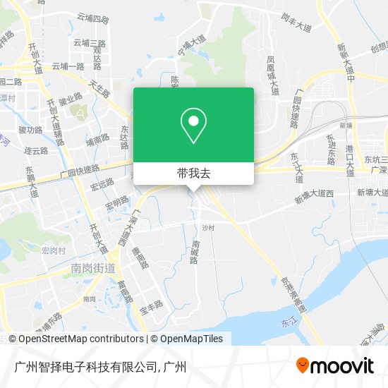广州智择电子科技有限公司地图