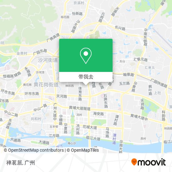禅茗居地图