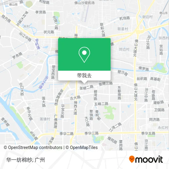 华一纺棉纱地图