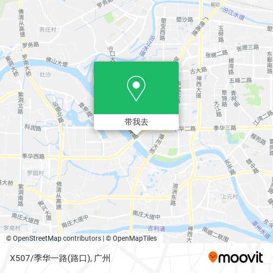 X507/季华一路(路口)地图