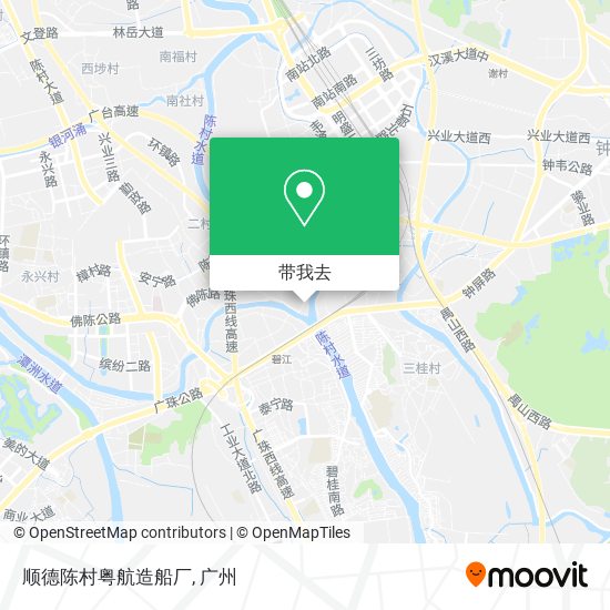顺德陈村粤航造船厂地图