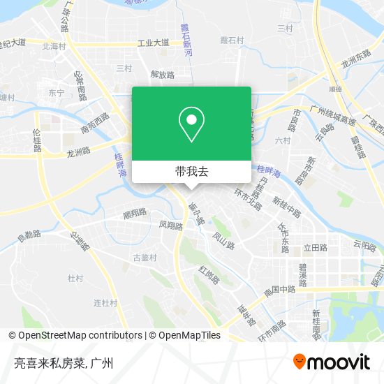 亮喜来私房菜地图