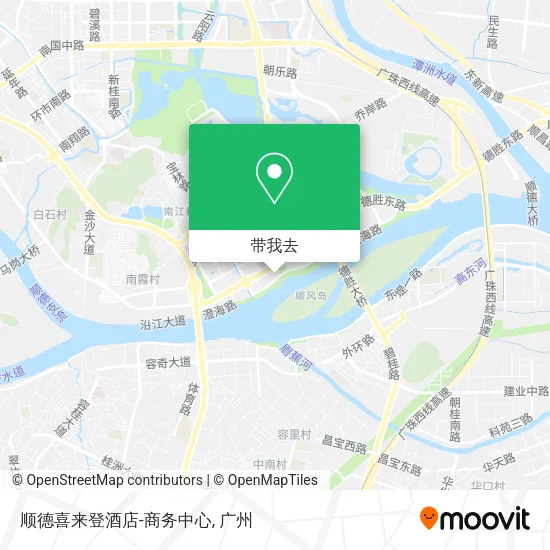 顺德喜来登酒店-商务中心地图