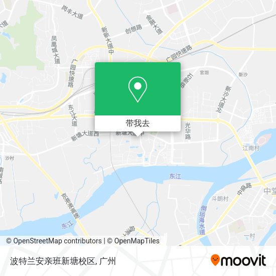 波特兰安亲班新塘校区地图