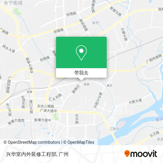 兴华室内外装修工程部地图