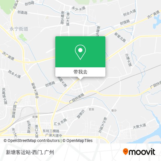 新塘客运站-西门地图