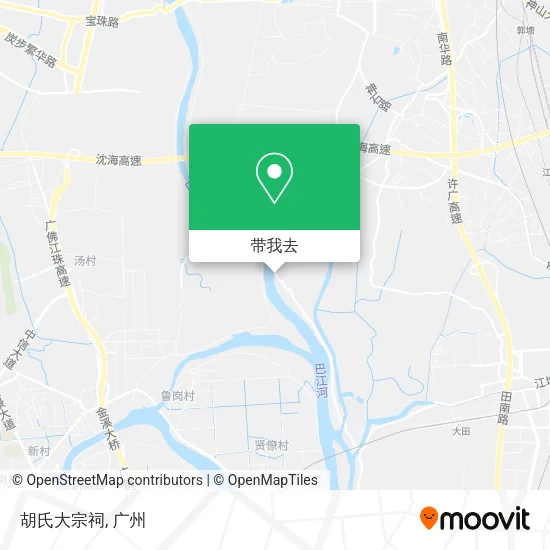 胡氏大宗祠地图