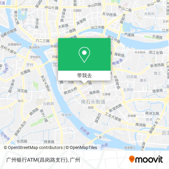 广州银行ATM(昌岗路支行)地图