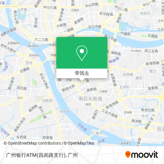 广州银行ATM(昌岗路支行)地图