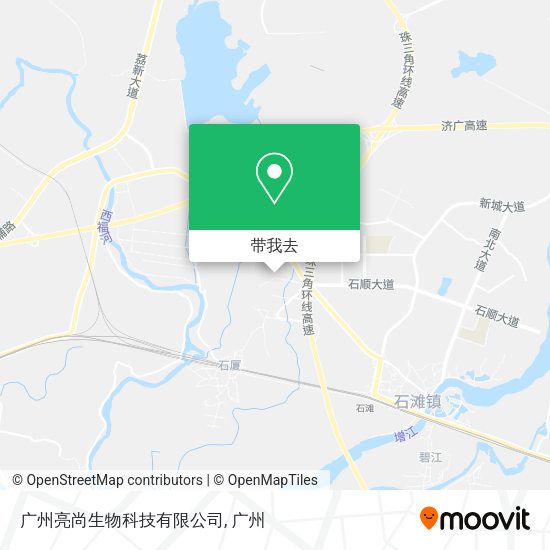 广州亮尚生物科技有限公司地图