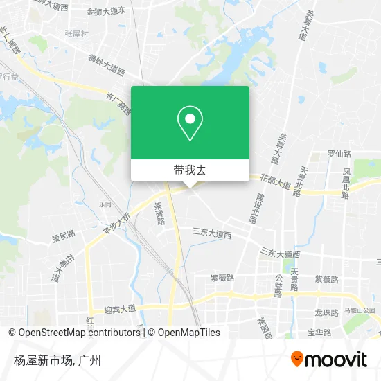杨屋新市场地图