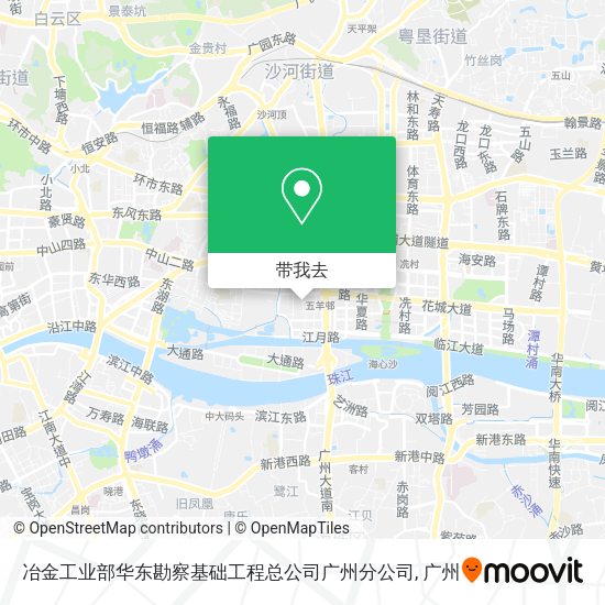 冶金工业部华东勘察基础工程总公司广州分公司地图