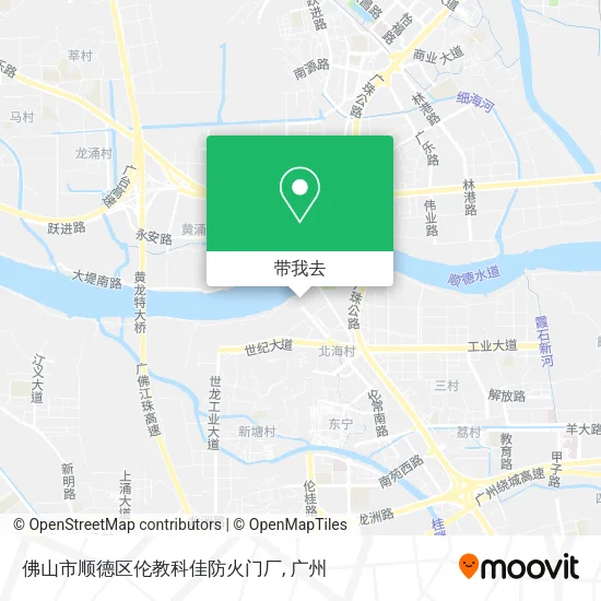 佛山市顺德区伦教科佳防火门厂地图