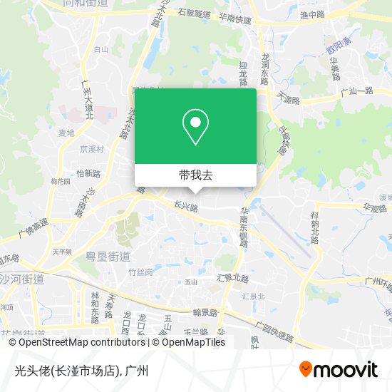 光头佬(长湴市场店)地图