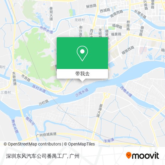 深圳东风汽车公司番禺工厂地图