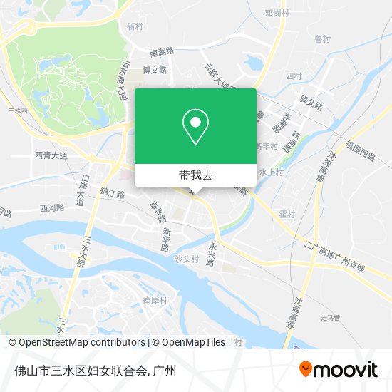 佛山市三水区妇女联合会地图