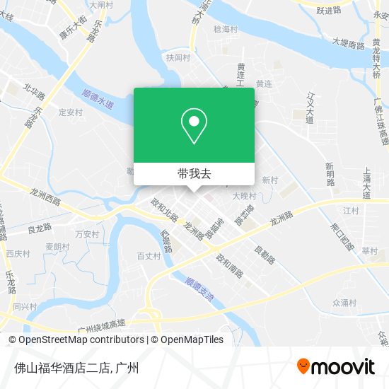 佛山福华酒店二店地图