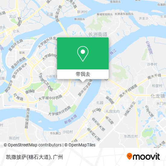 凯撒披萨(穗石大道)地图
