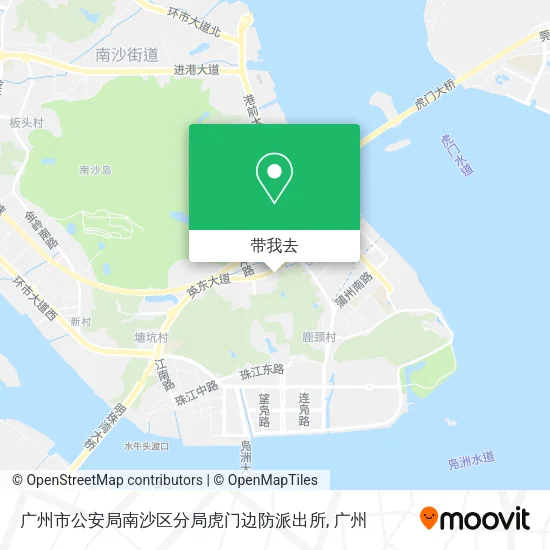 广州市公安局南沙区分局虎门边防派出所地图