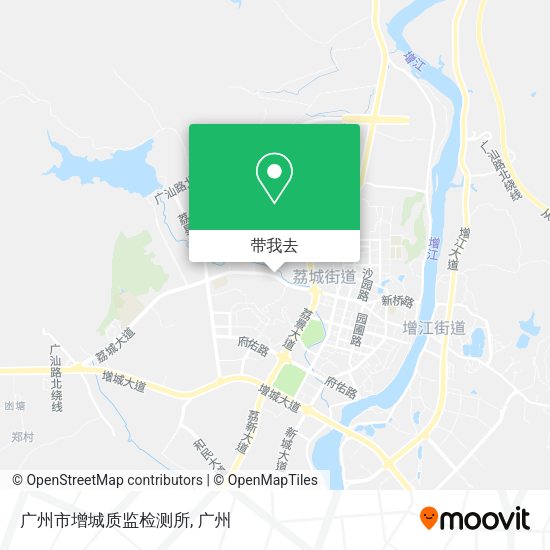 广州市增城质监检测所地图