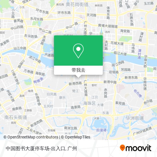 中国图书大厦停车场-出入口地图