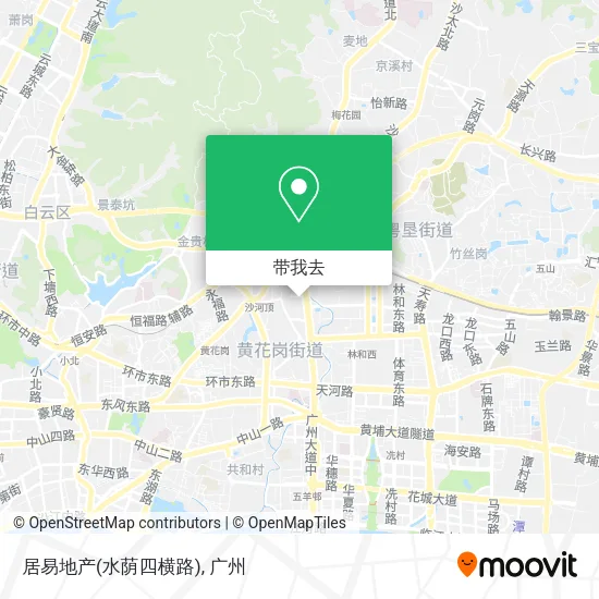 居易地产(水荫四横路)地图