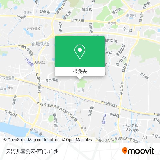 天河儿童公园-西门地图