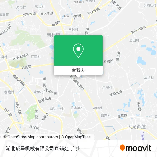 湖北威星机械有限公司直销处地图