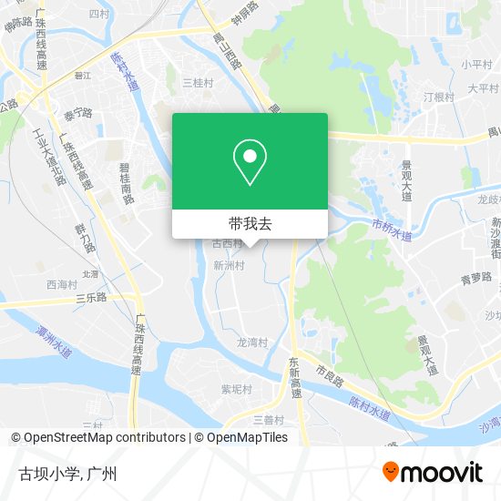 古坝小学地图
