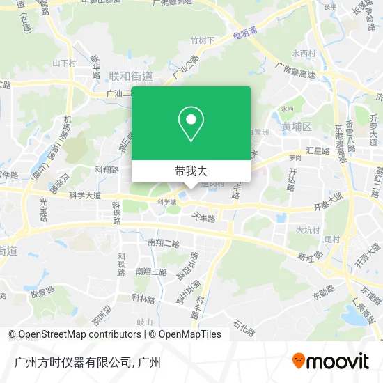 广州方时仪器有限公司地图