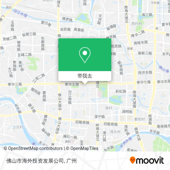 佛山市海外投资发展公司地图