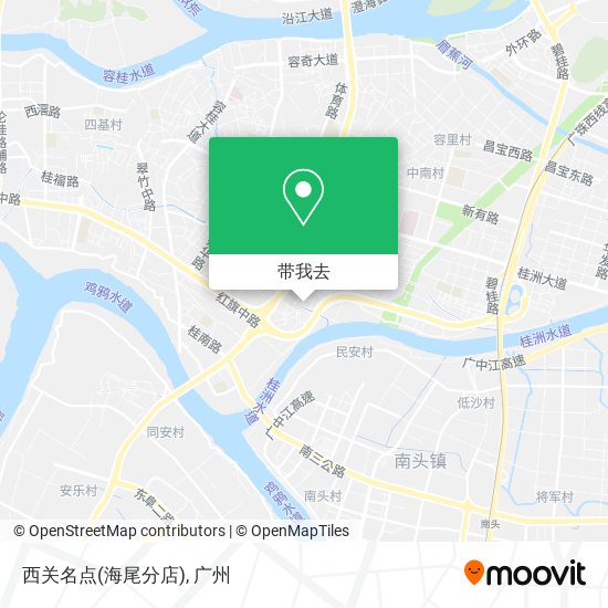 西关名点(海尾分店)地图