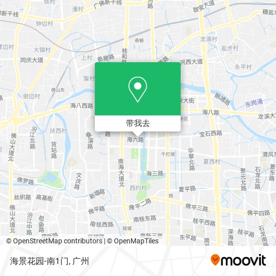 海景花园-南1门地图