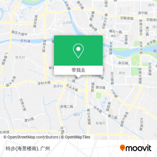 特步(海景楼南)地图