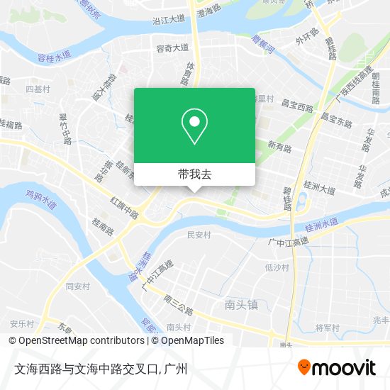 文海西路与文海中路交叉口地图