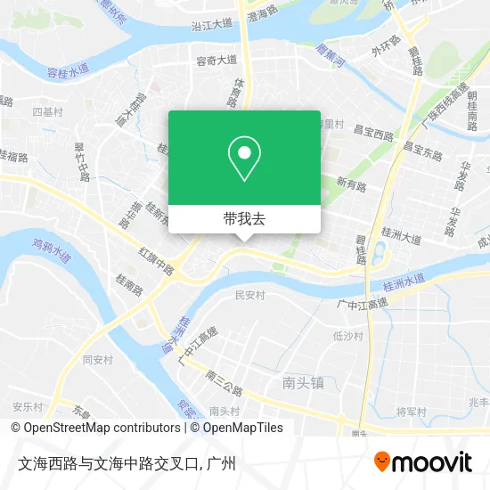 文海西路与文海中路交叉口地图