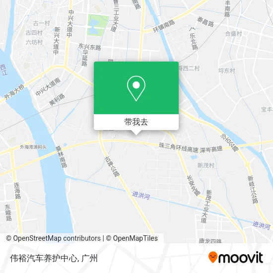 伟裕汽车养护中心地图