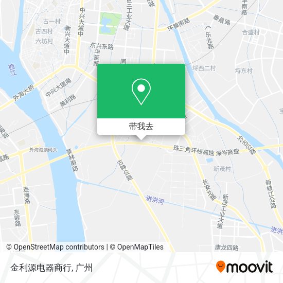 金利源电器商行地图