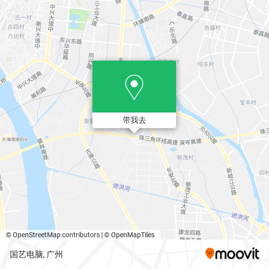 国艺电脑地图