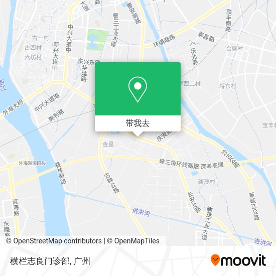 横栏志良门诊部地图
