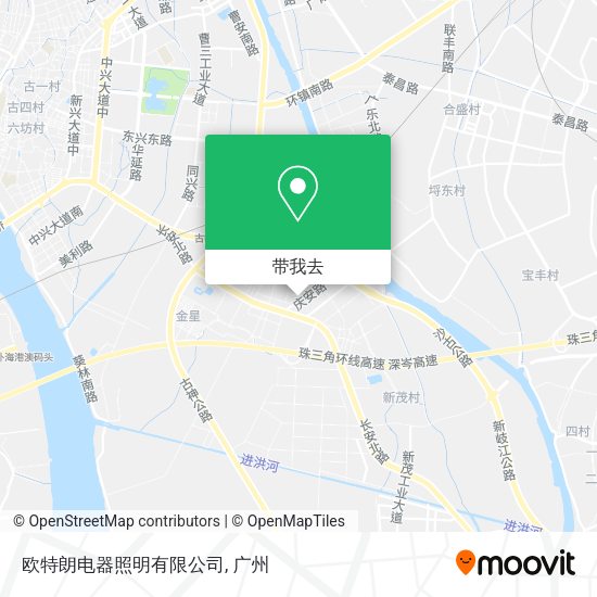 欧特朗电器照明有限公司地图