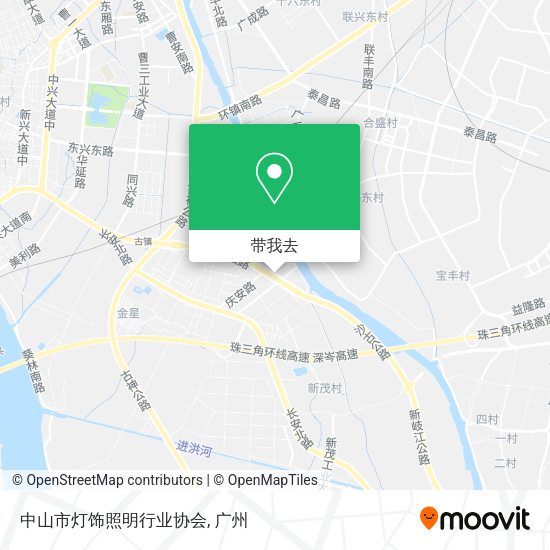 中山市灯饰照明行业协会地图