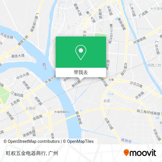 旺权五金电器商行地图