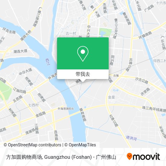 方加圆购物商场地图