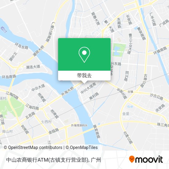 中山农商银行ATM(古镇支行营业部)地图