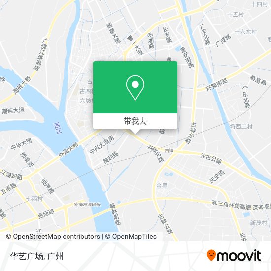 华艺广场地图