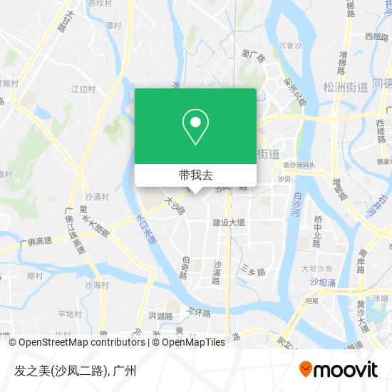 发之美(沙凤二路)地图