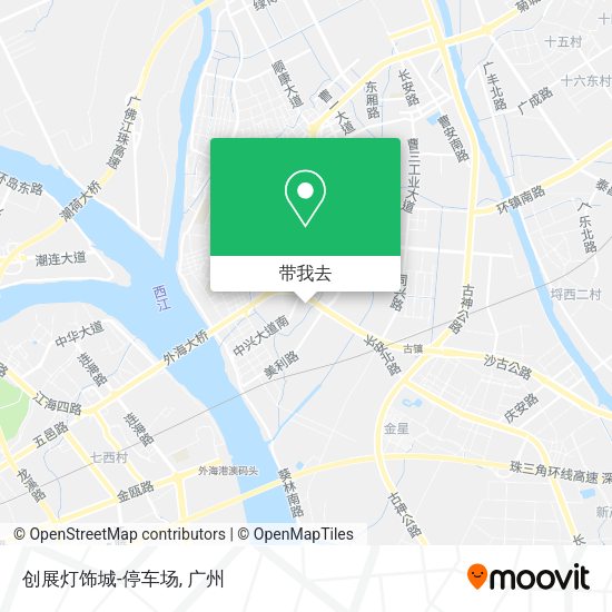 创展灯饰城-停车场地图
