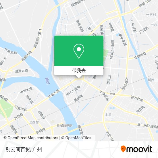 别云间百货地图